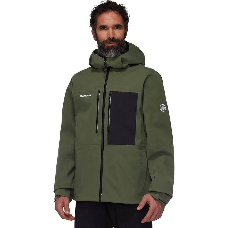 マムート メンズ アウター ジャケット・ブルゾン フーデッドジャケット ジャケット Mammut Stoney HS Hooded Jacket Mens Dark MarshBlack ブラック