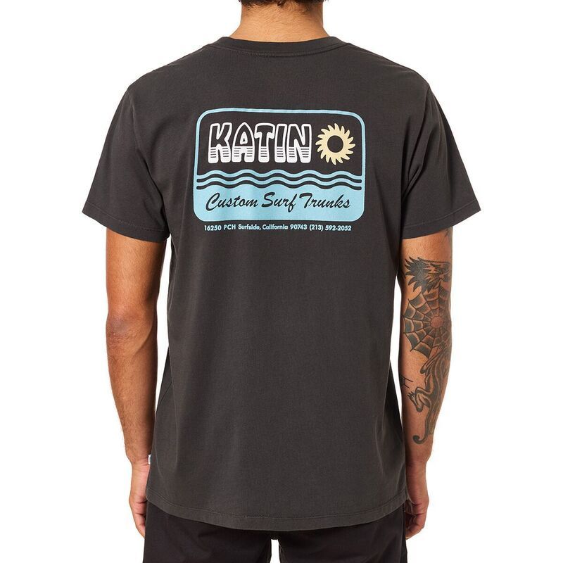 ケイティン メンズ トップス Tシャツ Katin Aquatics TShirt Mens Black Wash ブラック