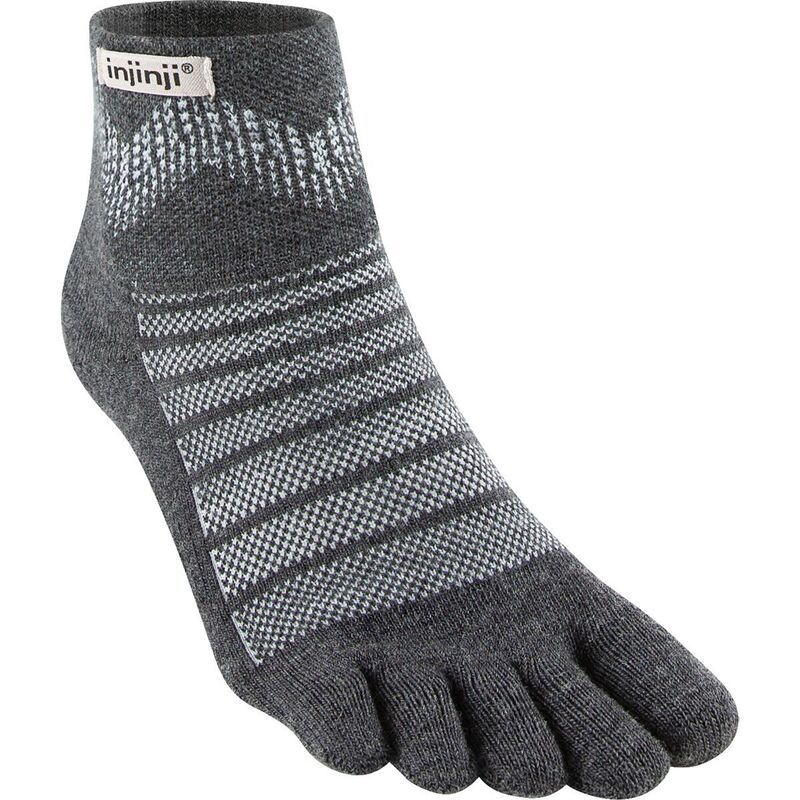 インジンジ レディース アンダーウェア 靴下 ミニ ウール Injinji Outdoor Midweight Wool Mini Crew Sock Mens Slate スレート