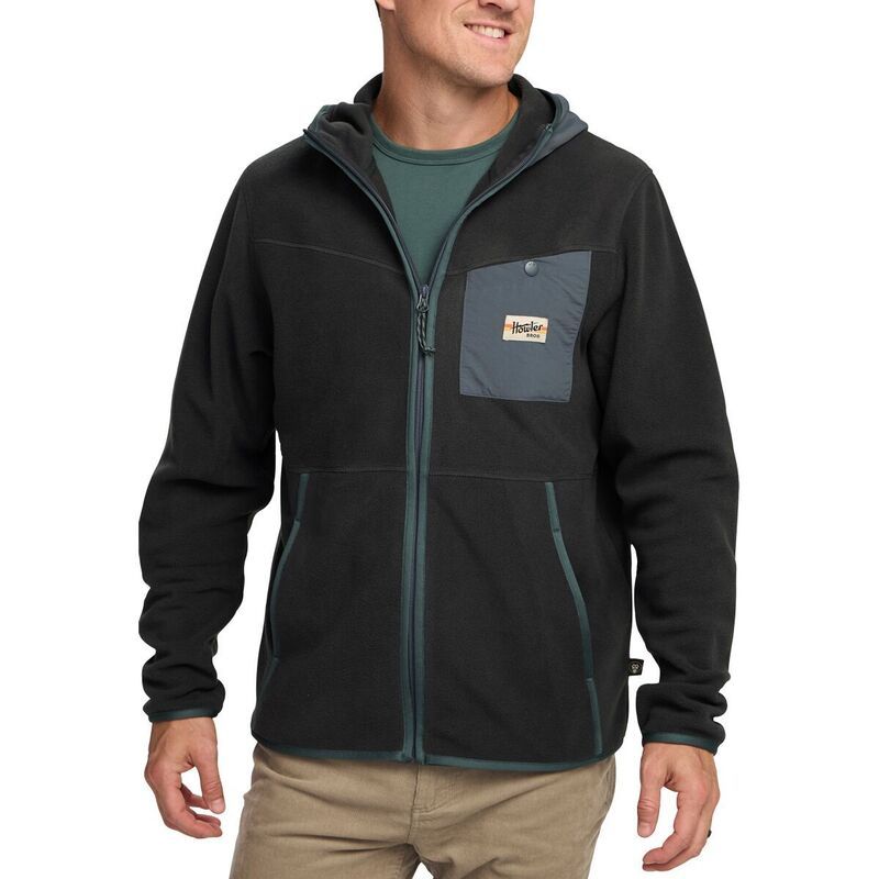 ハウラーブラザーズ メンズ アウター ジャケット・ブルゾン フーデッドジャケット ジャケット Howler Brothers Free Range Hooded Jacket Mens Antique Black ブラック