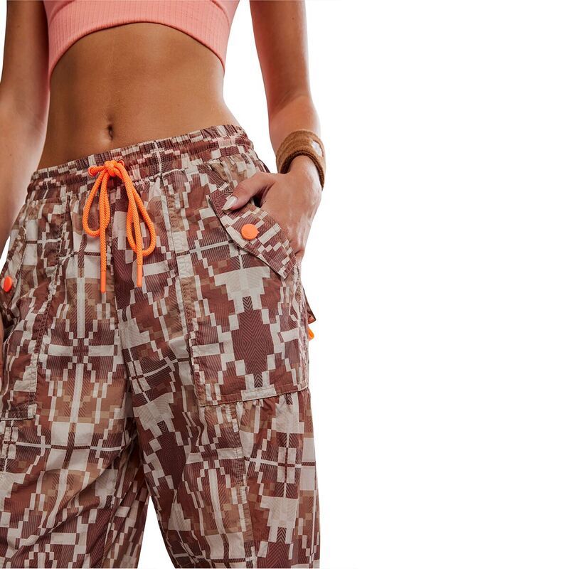 フリーピープル レディース ボトムス カジュアルパンツ プリント FP Movement Printed Set Me Free Pant Womensandy Boho Combo
