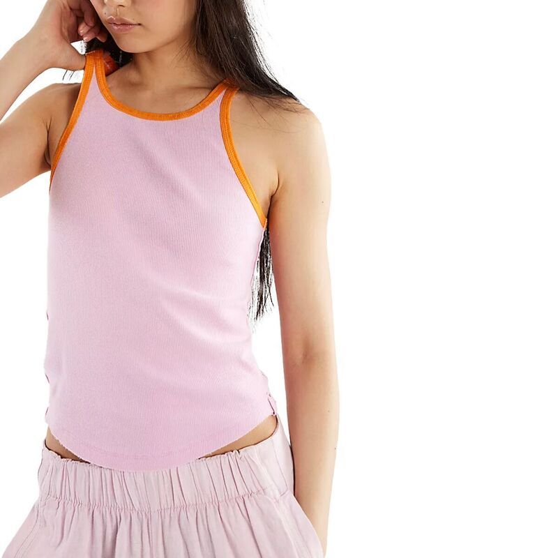 フリーピープル レディース トップス タンクトップ Free People Only One Ringer Solids Tank Top Womens Sweet Lilac Carrot C ライラック