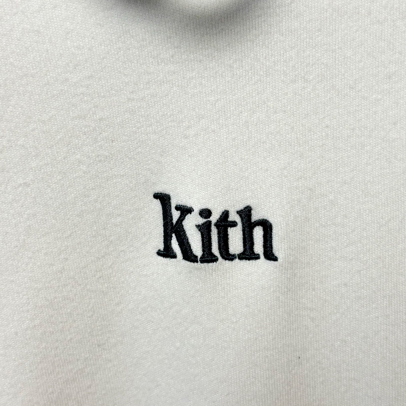 キス KITH ロゴ 刺繍 クロップド プルオーバー パーカー スウェット