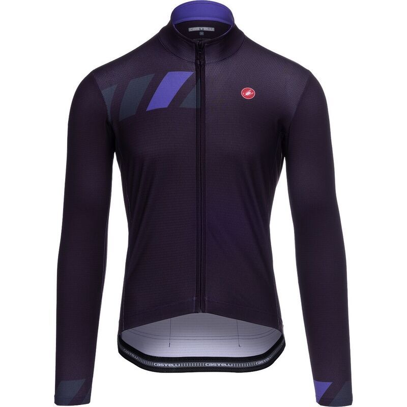 カステリ メンズ トップス Tシャツ ジャージー Castelli Pisa Thermalimitedition Jersey Mens Dark Night ShadeDark GrayUltraviolet グレー