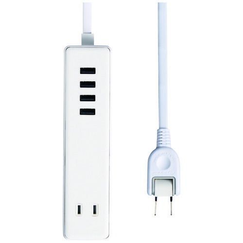 タップ USB×4 AC×2 1.5m MOT-U11-2415WHMOT-U11-2415WH【エレコム】 4,817円