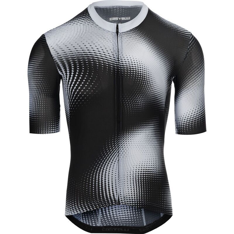 カステリ メンズ トップス Tシャツ ジャージー Castelli Vortice Limited Edition Jersey Mens BlackTonal WhiteBlack ホワイト