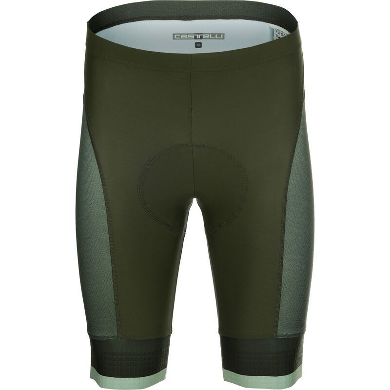 カステリ メンズ ボトムス ハーフパンツ・ショーツ Castelli Competizione 2 Limited Edition Short Mens Deep GreenDefender GreenSilver Gray グレー