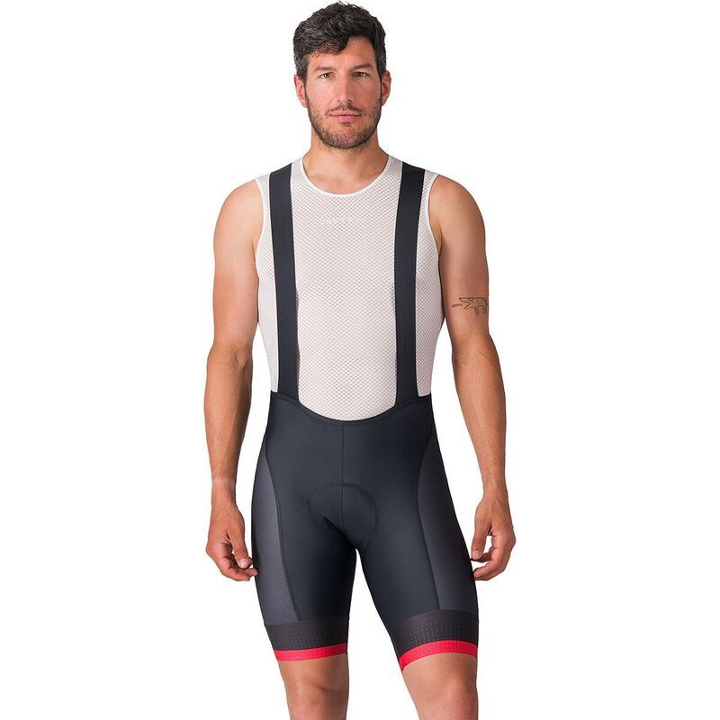 カステリ メンズ ボトムス ハーフパンツ・ショーツ Castelli Competizione 2 Limited Edition Kit Bibshort Mens BlackRedRich Red ブラック