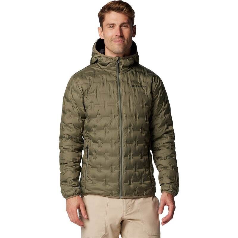 コロンビア メンズ アウター ジャケット・ブルゾン フーデッドジャケット ダウン ジャケット Columbia Delta Ridge II Down Hooded Jacket Mens Stone Green グリーン