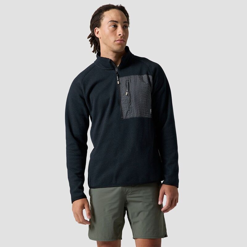 バックカントリー メンズ アウター ジャケット・ブルゾン セーター フリース Backcountry Wander Sweater Fleece 12Zip Mens Black ブラック