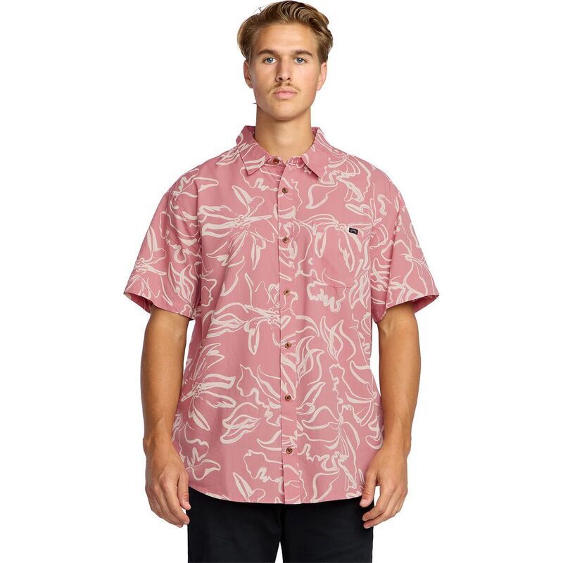 ビラボン メンズ トップス シャツ 半袖 Billabong Sundays ShortSleeve Shirt Mens Faded Rose