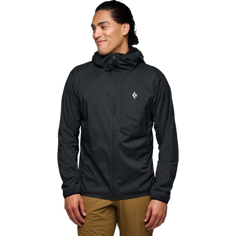 ブラックダイヤモンド メンズ アウター ジャケット・ブルゾン フーデッドジャケット ジャケット Black Diamond Alpine Start Hooded Jacket Mens Black ブラック