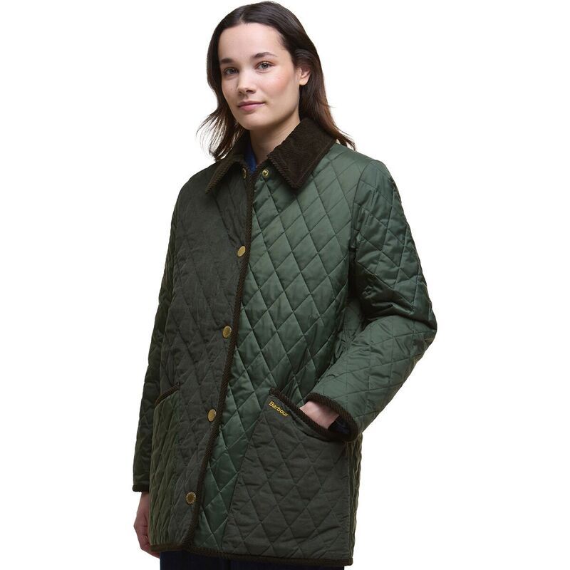 バブアー レディース アウター ジャケット・ブルゾン キルティング ジャケット Barbour Meryl Quilted Jacket Womens OliveAncient Tartan オリーブ