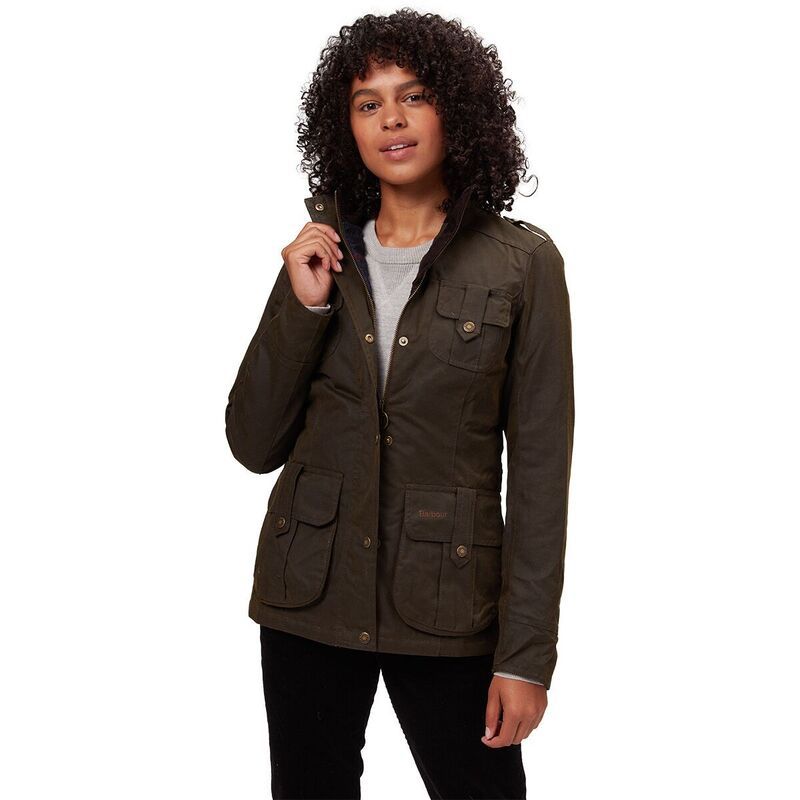 バブアー レディース アウター ジャケット・ブルゾン ジャケット Barbour Winter Defence Wax Jacket Womens OliveClassic オリーブ