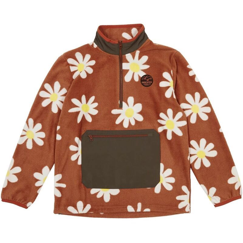 エアブラスター メンズ アウター ジャケット・ブルゾン フリース Airblaster Fleece 12Zip Jacket Mens Rust Big Daisy ラスト