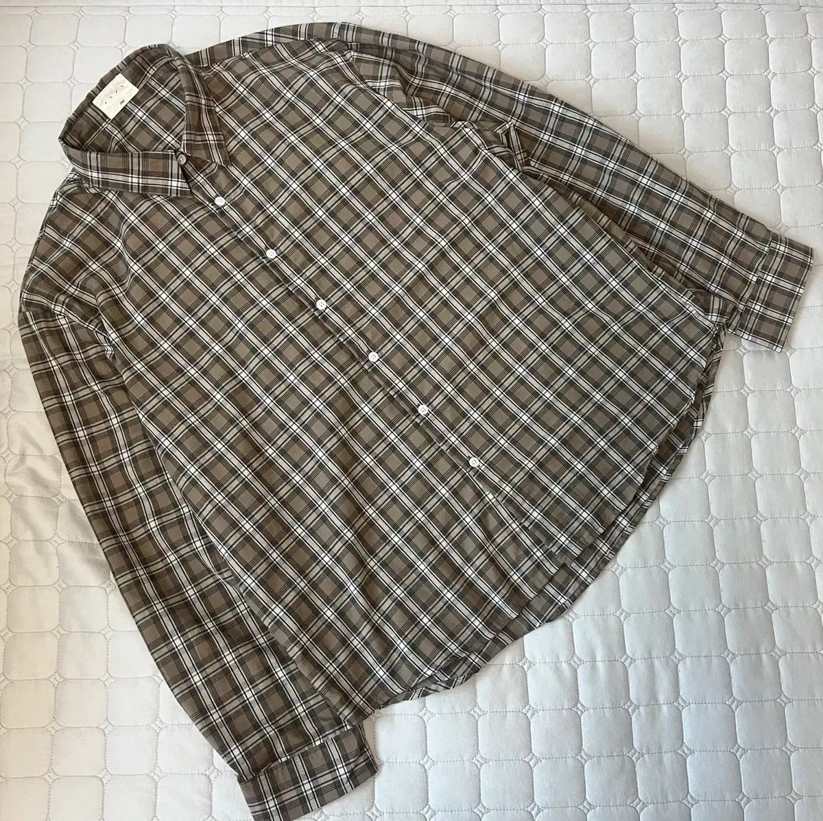 Free) ヴィンテージ CHECK シャツ ブラウン