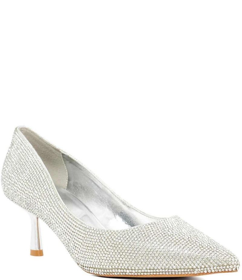 デューンロンドン レディース シューズ ヒール Dune London Bellas Dress Pumps Silver シルバー
