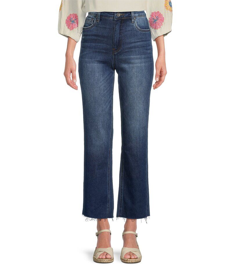 カットフロムザクロス レディース ボトムス カジュアルパンツ プチ デニム ジーンズ KUT from the Kloth Petite Size Kelsey High Rise FlareInset Leg Fab Ab Technology Stretc