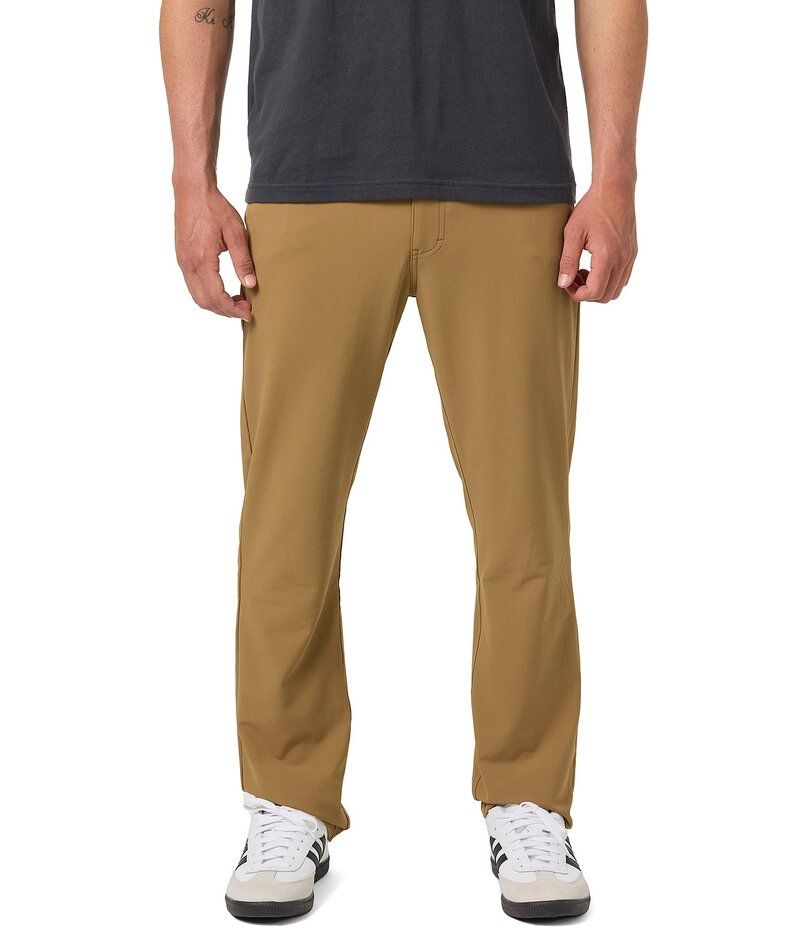 オニール メンズ ボトムス カジュアルパンツ ストレート パンツ ONeill Crossover Straight Leg 5Pocket Hybrid Pants Dark Khaki カーキ