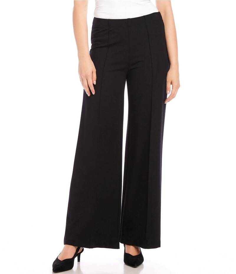 カレンケーン レディース ボトムス カジュアルパンツ パンツ Karen Kane Luna Stretch Wideleg Pants Black ブラック