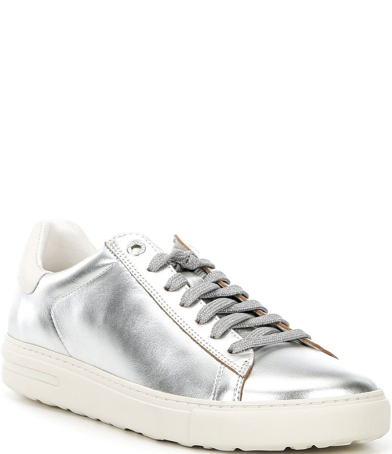 ビルケンシュトック レディース シューズ スニーカー レザー Birkenstock Womens Bend Leather Sneakers Silver シルバー