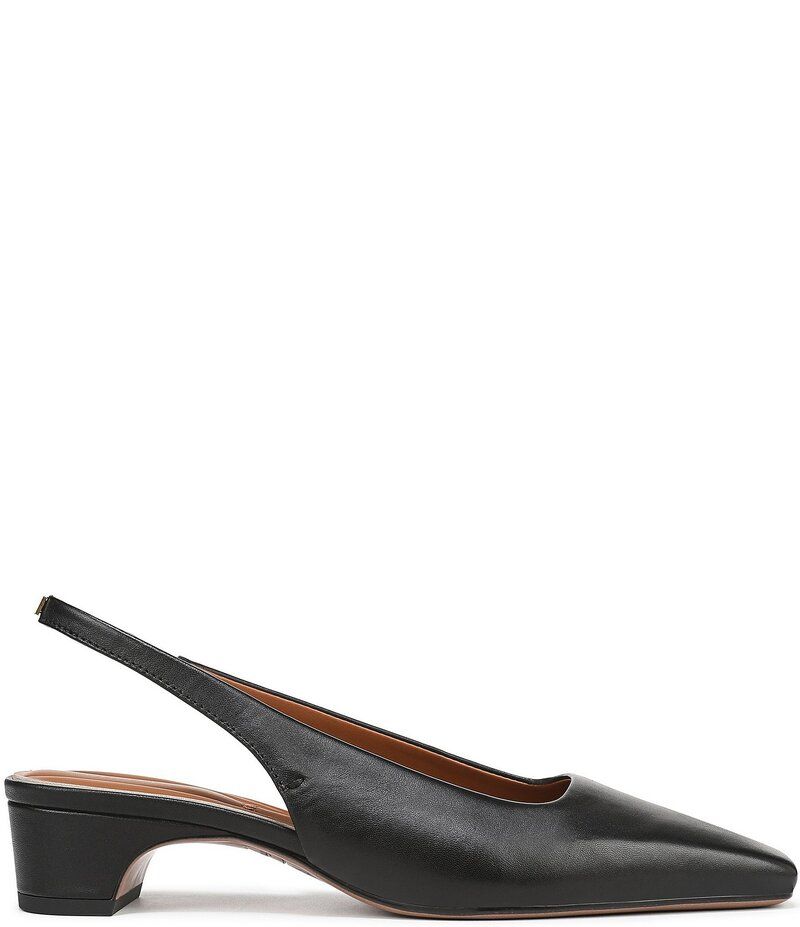 フランコサルト レディース シューズ ヒール レザー Franco Sarto Lyanna Leather Slingback Pumps Black ブラック