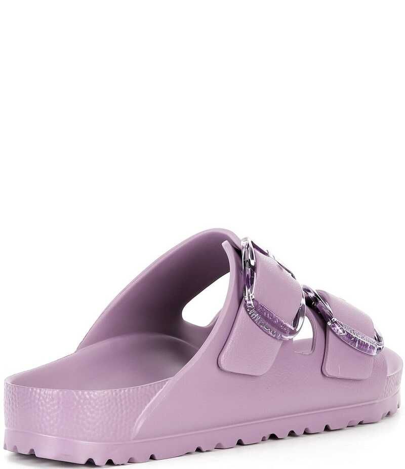 ビルケンシュトック レディース シューズ パンプス サンダル Birkenstock Womens Arizona EVA Clear Big Buckle Slide Sandals Mauve