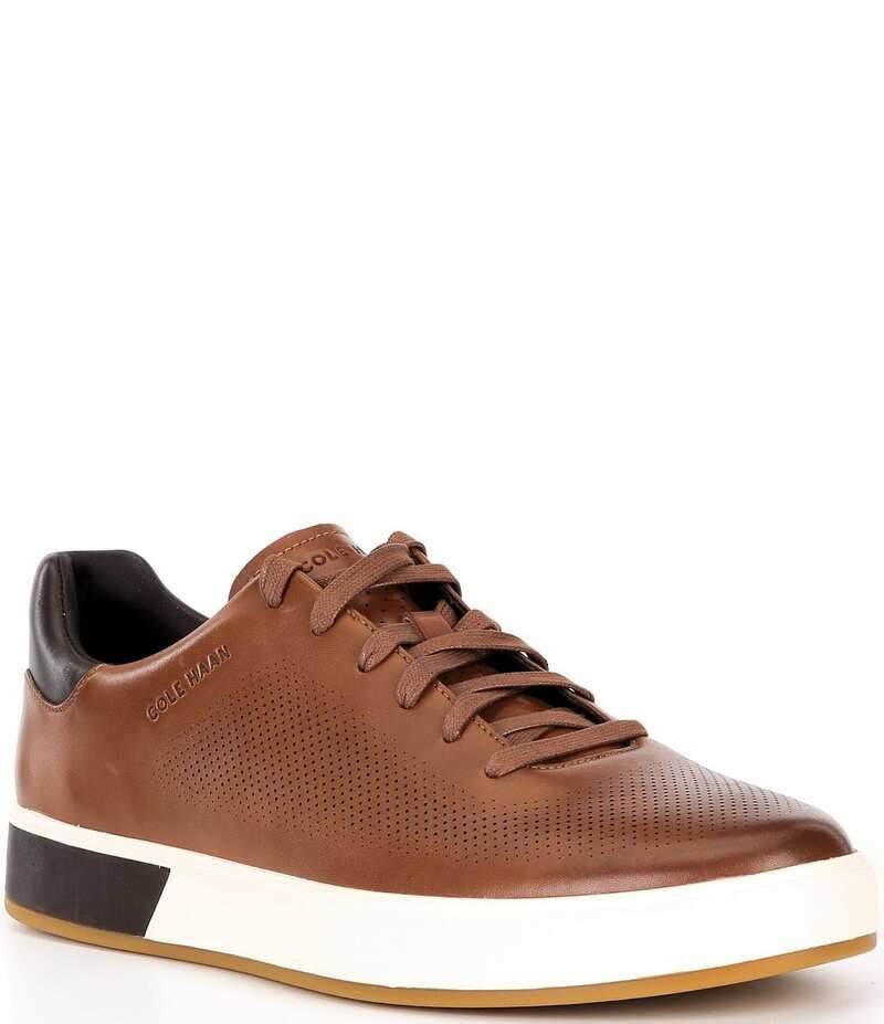 コールハーン メンズ ボトムス カジュアルパンツ スニーカー Cole Haan Mens GrandPro Angleace Sneakers British TanDark ChocolateIvory アイボリー