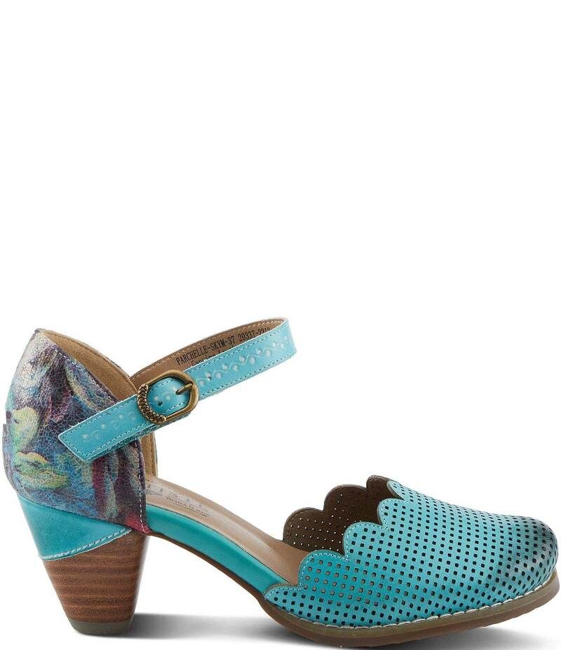 ラリティステ レディース シューズ パンプス レザー LARTISTE Parchelle Perforated Leather Pumps Sky Blue Multi ブルー