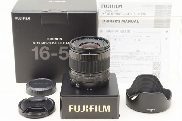 ☆極上美品☆ FUJIFILM フジフィルム FUJINON XF 16-50mm F2.8-4.8 R LM WR 元箱 付属品 ♯26051609