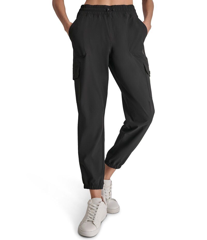 ダナキャラン レディース ボトムス カジュアルパンツ DKNY by Donna Karan PullOn Cargo Jogger Black ブラック