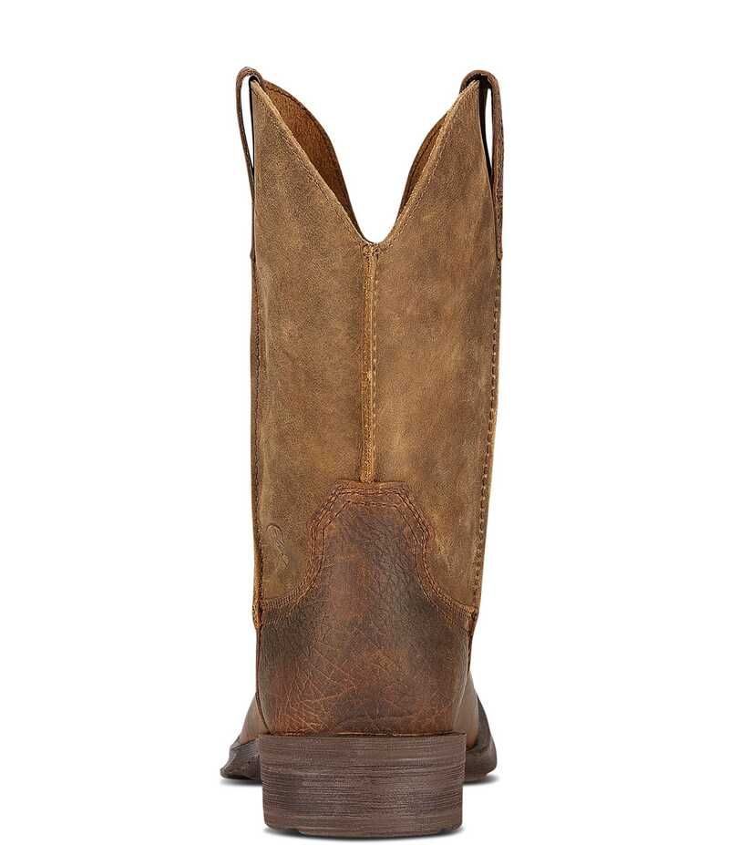 アリアト メンズ シューズ ブーツ・レインブーツ Ariat Mens Rambler Western Boots EarthBrown Bomber ブラウン