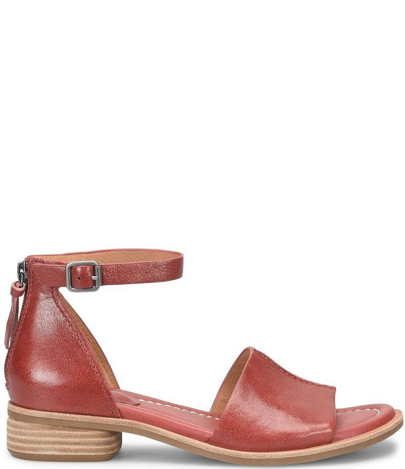 ソフト レディース シューズ サンダル アンクル レザー Sofft Faxyn Leather Ankle Strap Sandals Desert Rose