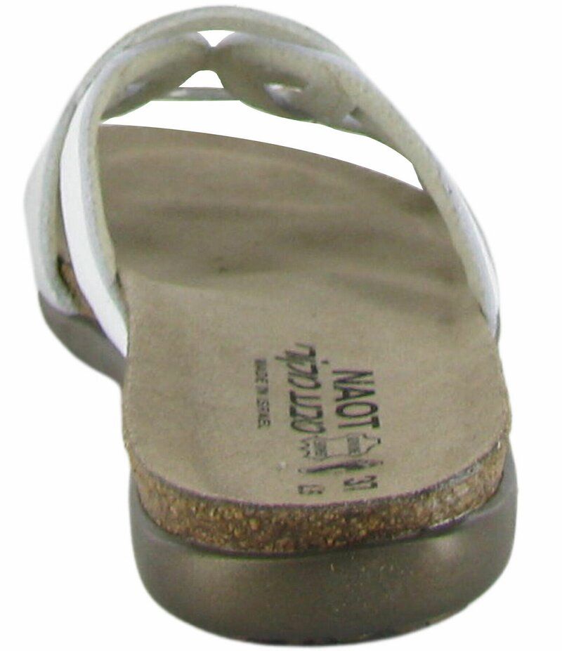 ナオト レディース シューズ パンプス サンダル Naot Liv Banded Slip On Sandals WhiteSilverGold ホワイト