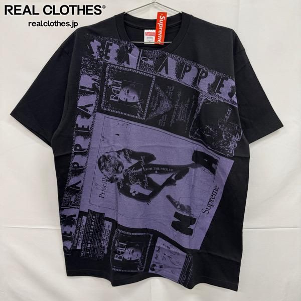 【未使用】Supreme/シュプリーム【24SS】Collage Tee/コラージュ 半袖Tシャツ/ブラック/XL