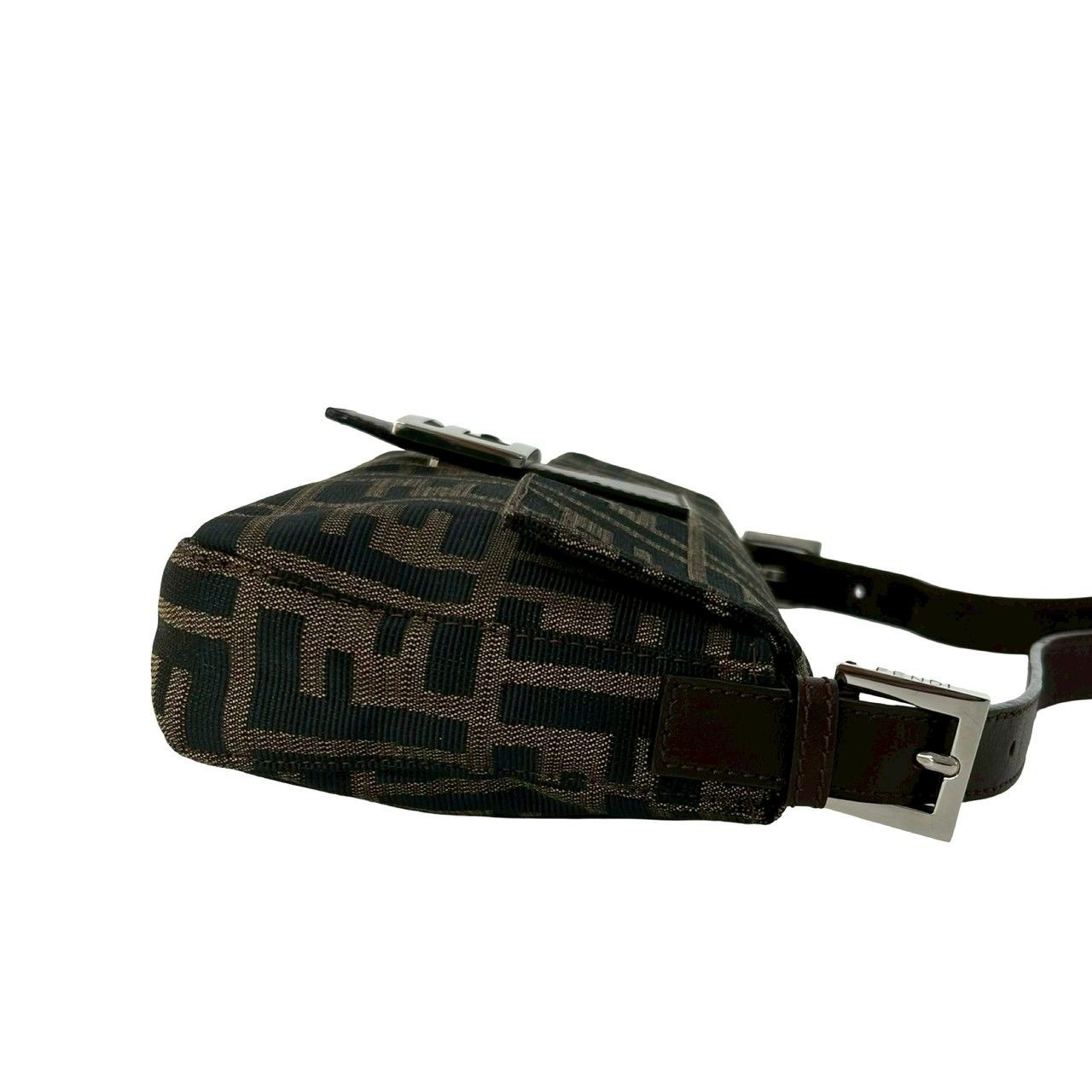 極 美品 FENDI フェンディ マンマバケット ズッカ FF ロゴ 柄