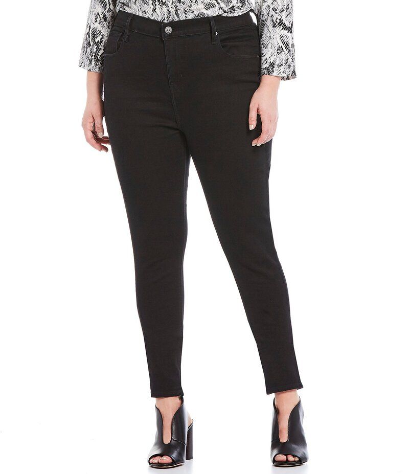 リーバイス レディース ボトムス デニムパンツ プラスサイズ ジーンズ LevisR 721 Plus Size High Waisted Skinny Jeans Blackened Ash アッシュ