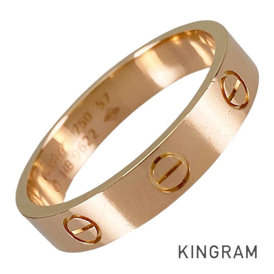 カルティエ Cartier ミニラブ K18PG 17号(57) リング sss【中古】