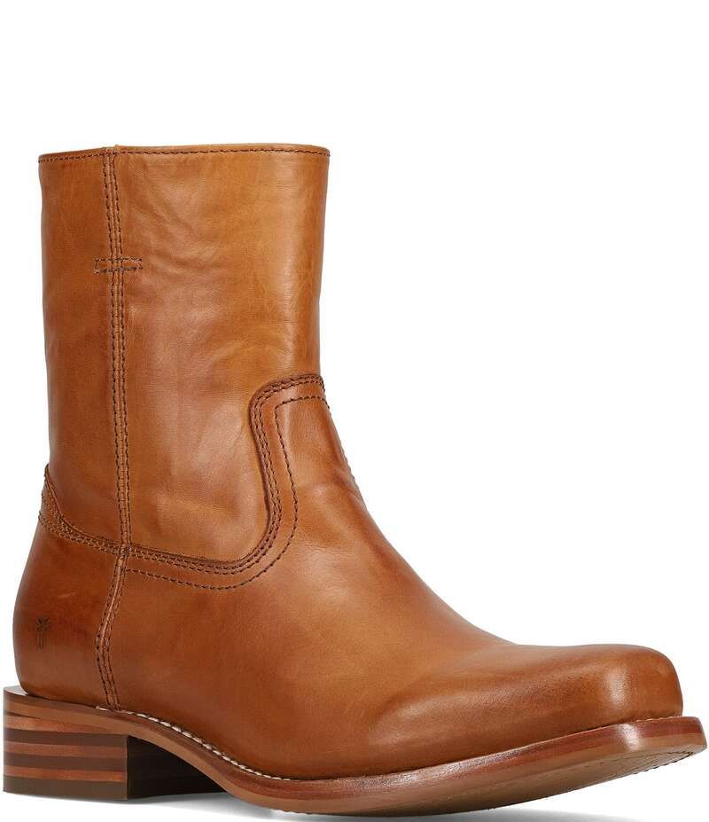 フライ メンズ シューズ ブーツ・レインブーツ レザー Frye Mens Campus Leather Inside Zip Bootsaddle