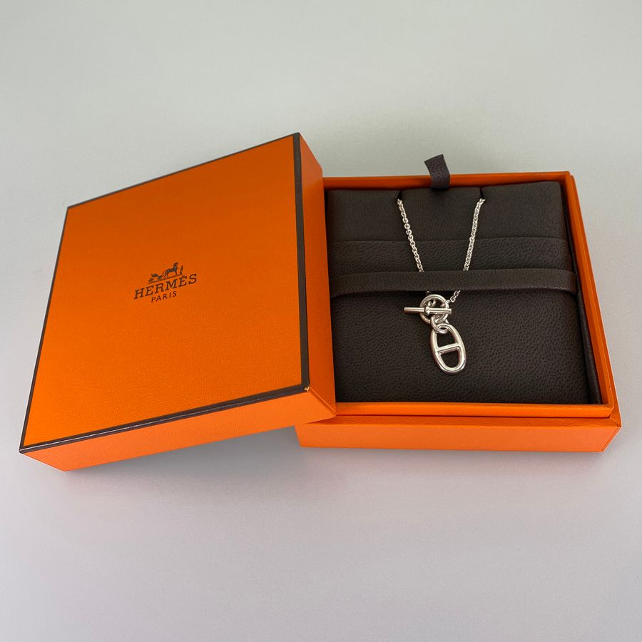 エルメス HERMES シェーヌダンクル アミュレット Sv925 ネックレス sss