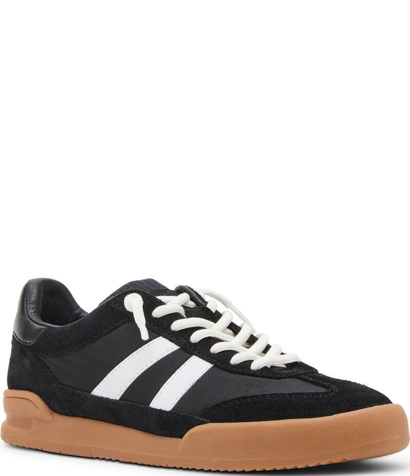 スティーブ マデン レディース ボトムス カジュアルパンツ スニーカー レース Steve Madden Verdict Low Top Lace Up Sneakers BlackWhite ホワイト