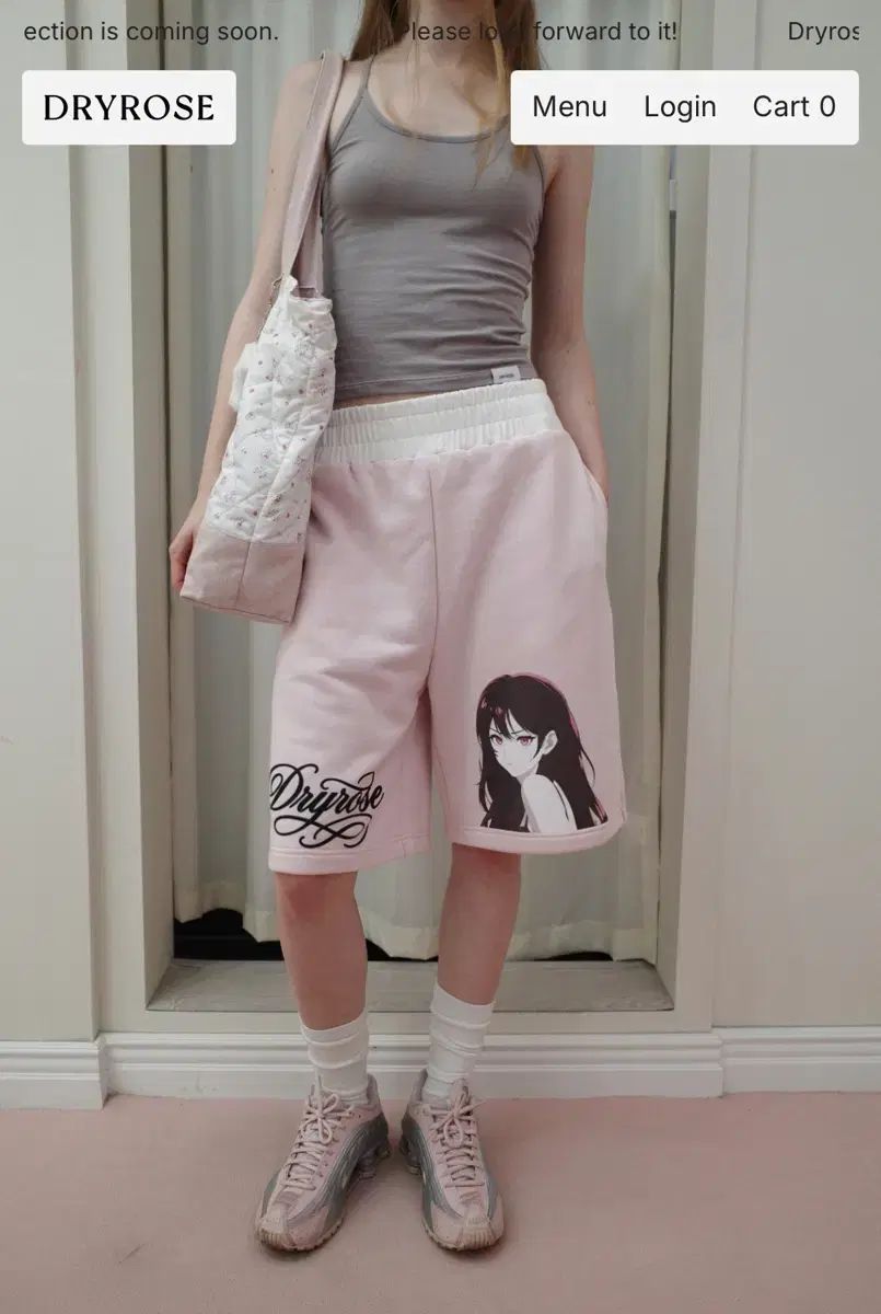 DRYROSE キャラクター バミューダパンツ ハーフパンツ 新品 出品 ピンク