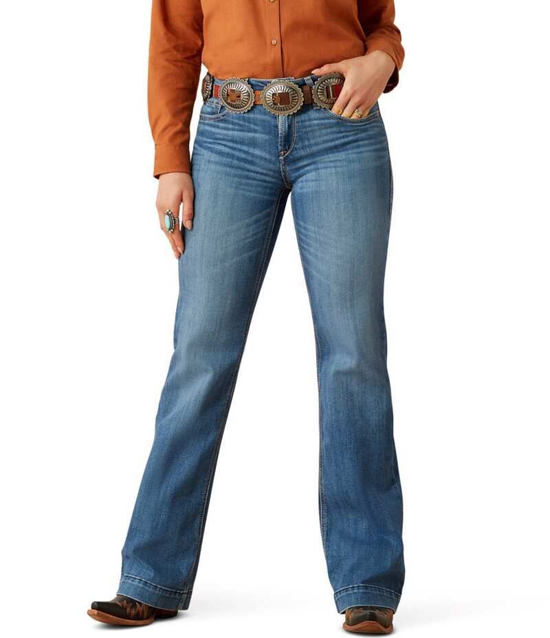 アリアト レディース ボトムス デニムパンツ ジーンズ Ariat Perfect Rise Isabelle Wide Trouser Jeans Albuquerque