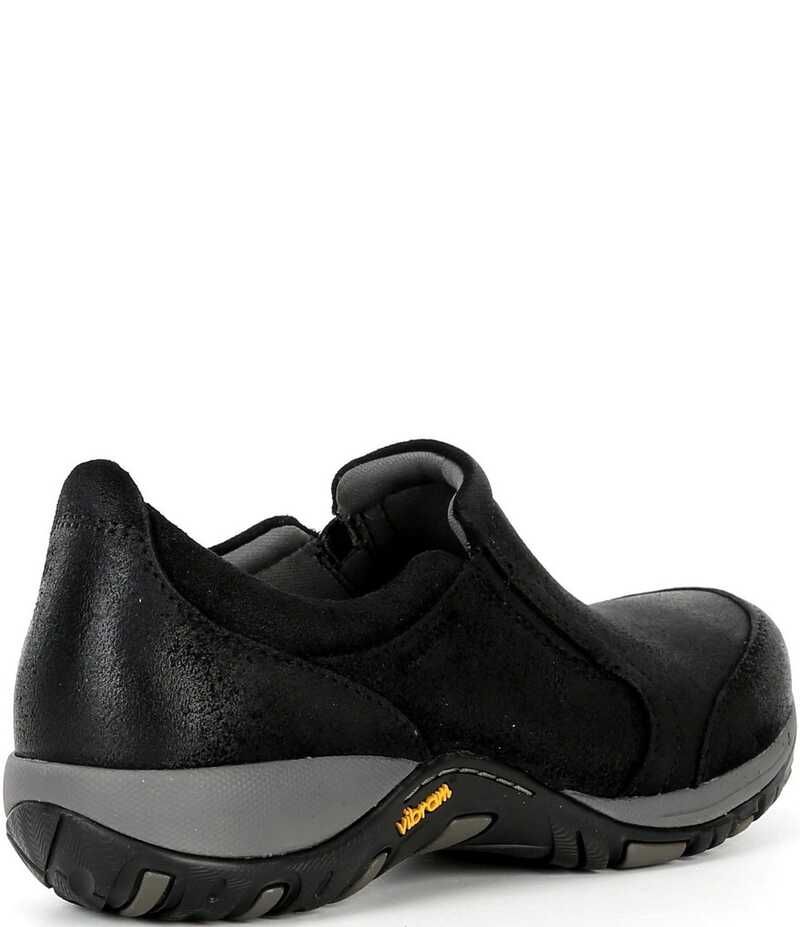 ダンスコ レディース シューズ スニーカー スエード Dansko Pippy Waterproof Suede Slip On Sneakers Black ブラック
