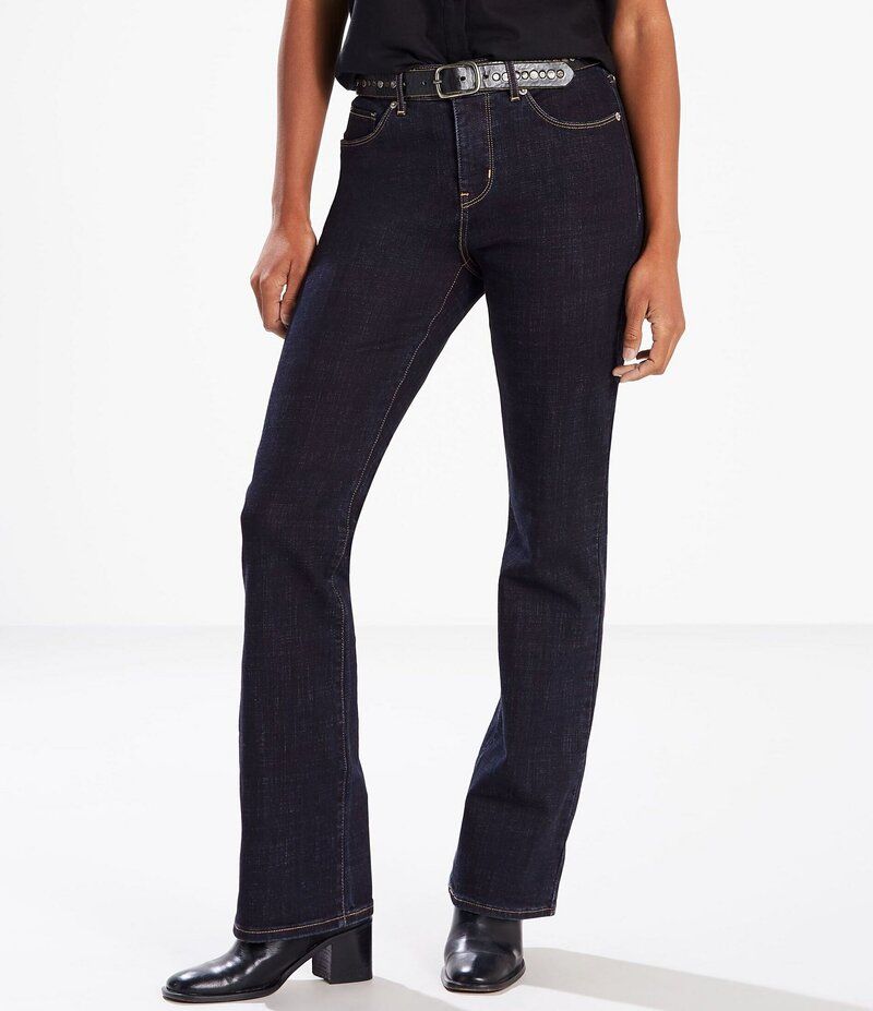 リーバイス レディース ボトムス デニムパンツ ブーツカット ブーツ ジーンズ LevisR Classic Bootcut Leg Mid Rise Jeans Island Rise