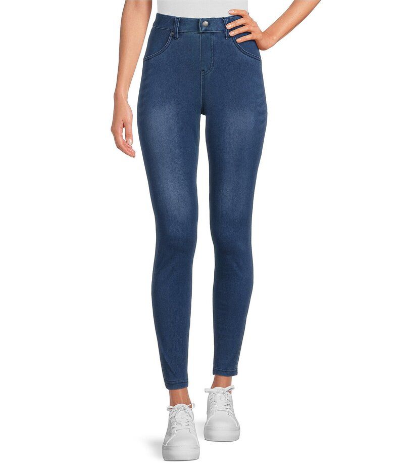 ヒュー レディース ボトムス デニムパンツ デニム HUE Ultra Soft High Waisted Denim Jeggings Windsor Blue Wash ブルー