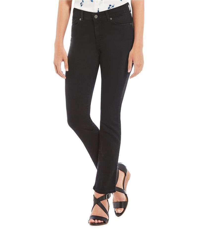 リーバイス レディース ボトムス デニムパンツ ストレート デニム ジーンズ LevisR Classic Straight Leg Mid Rise Stretch Denim Jeans Soft Black ブラック