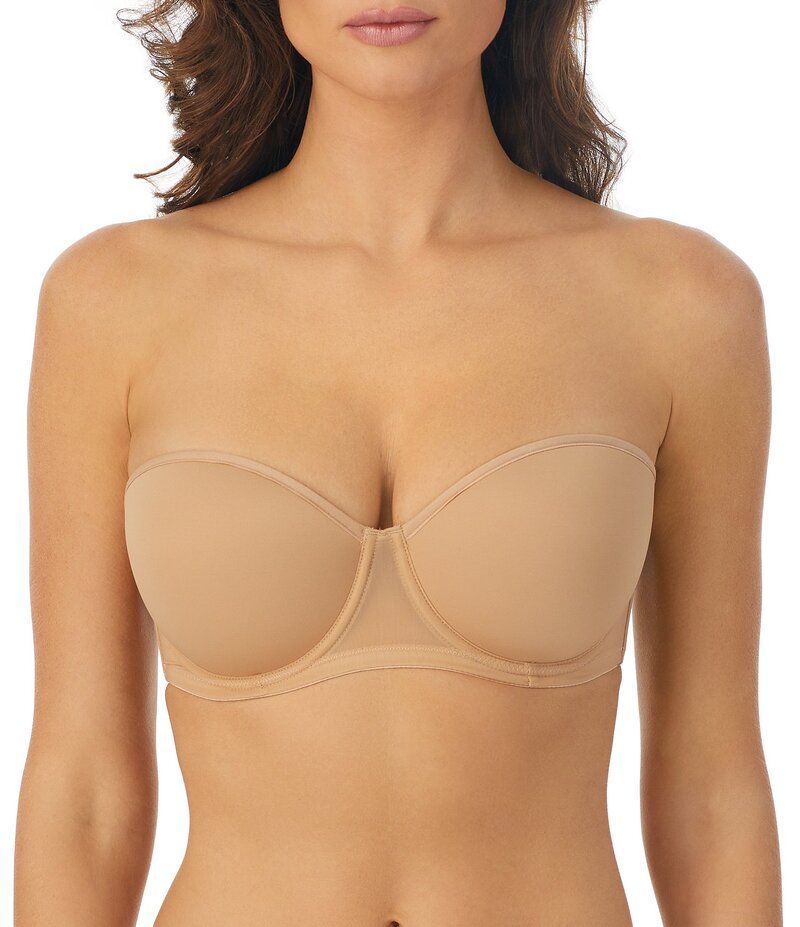 レミステレー レディース アンダーウェア ブラジャー ストラップレス Le Mystere Soiree FullBusted Underwire Contour Convertible Strapless Bra Natural