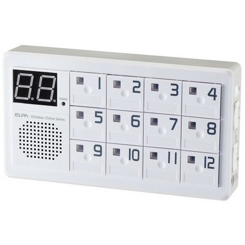 ワイヤレスチャイム 12CH受信器EWS-P70【朝日電器】