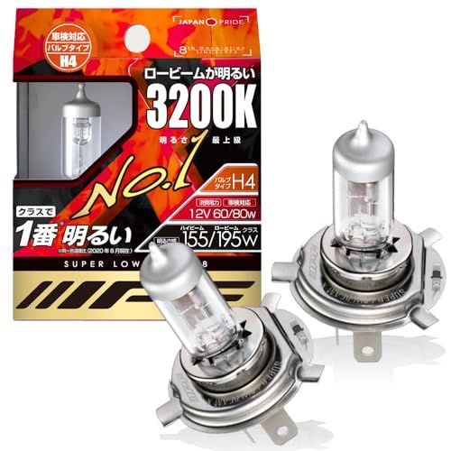 IPF ヘッドライト フォグランプ ハロゲン 車用 H4 3200K 純正色 12V用 2本入 車検対応 ロービームが明るい 全天候に強い 安定した見易さ ハイスペックモデル 32L4(沖縄・離島の方不可) 300c95e8